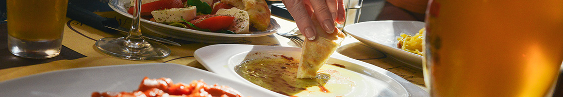 Eating American (Traditional) Italian at Primavera restaurant in Millis, MA.